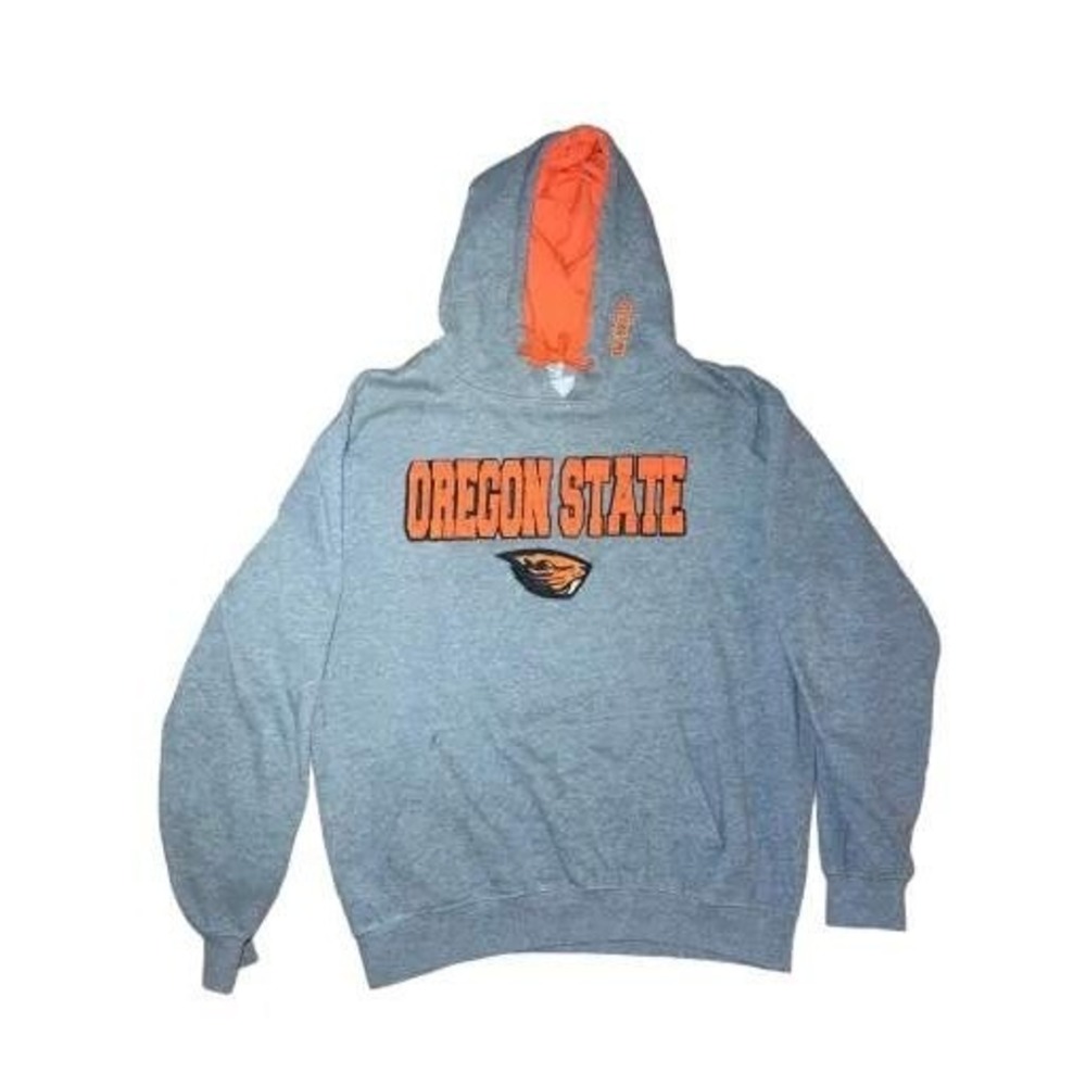Oregon State Beavers Hoodie Size M Embroidered Grey Hoodie Stadium Athletics
